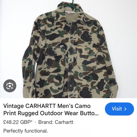 Vintage Camouflage Jacket - Picture 3 of 9